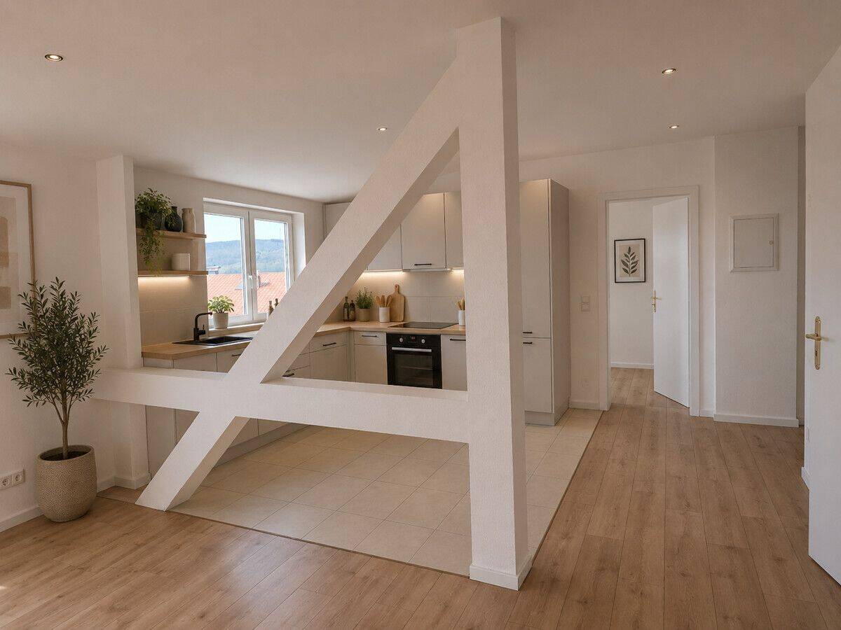 Charmante 3-Zimmer-Dachgeschosswohnung über den Dächern von Lindenfels, 64678 Lindenfels