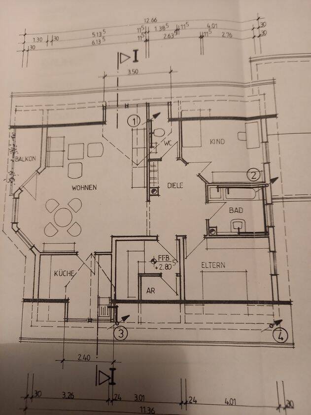 Dreizimmer Wohnung im OG in einem Zweifamilienhaus, 67487 Maikammer