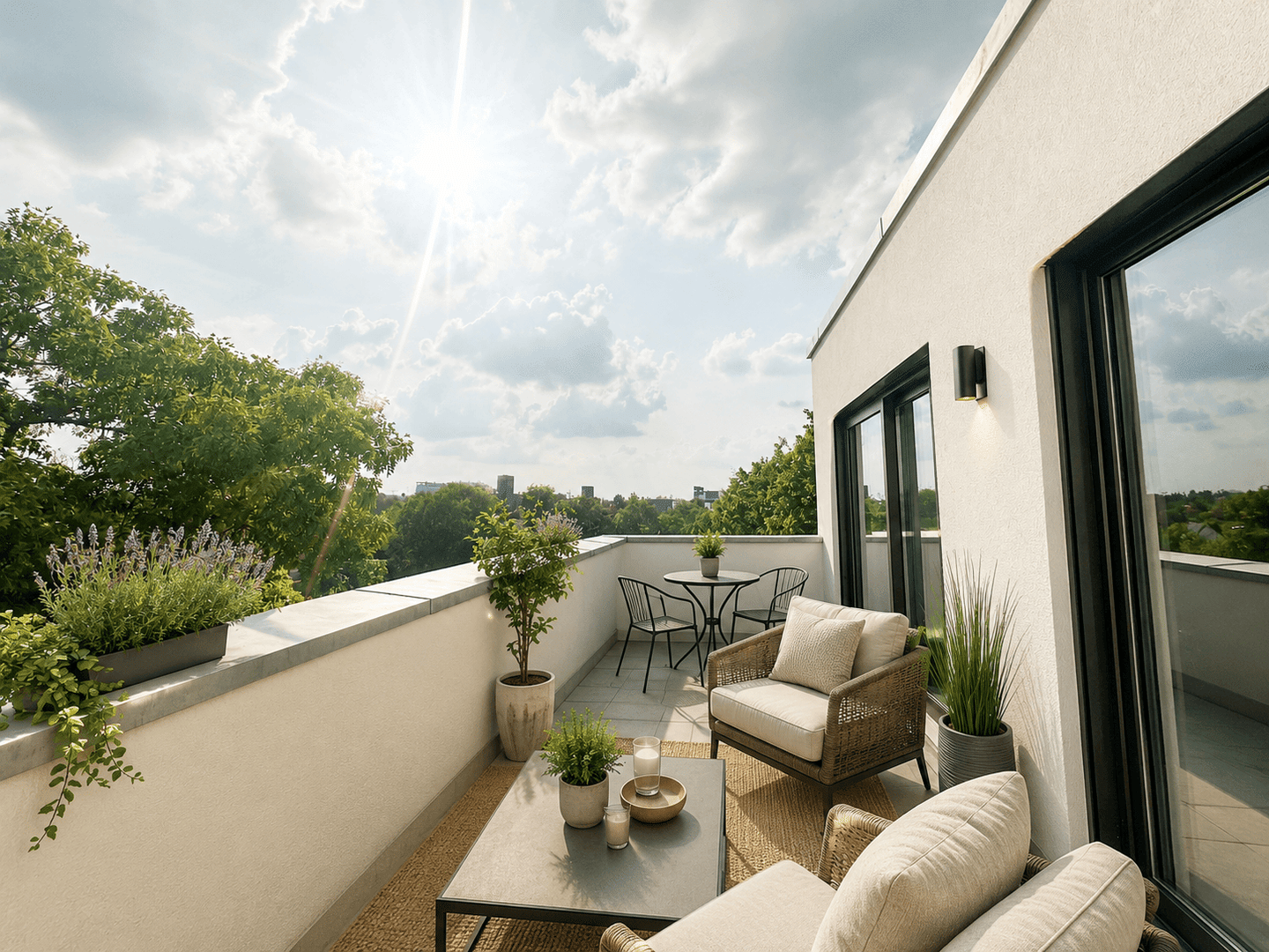 6-Zimmer-Penthousewohnung auf zwei Ebenen, 81375 München (Hadern)