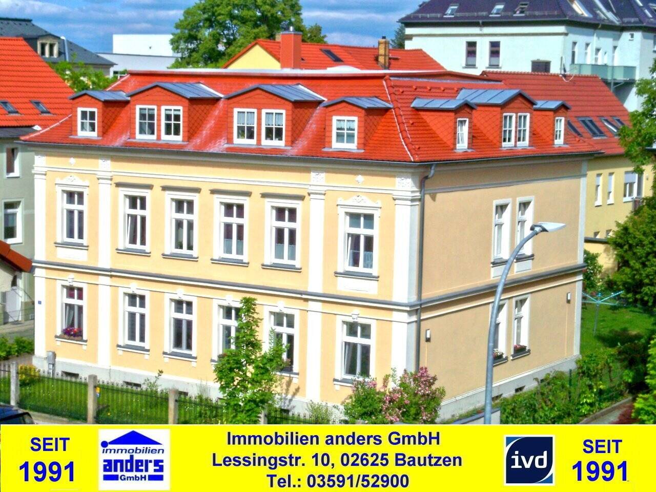 Moderne 3-Raum-DG-Wohnung mit gemeinschaftlichen Wiesengrundstück in Bautzen, 2625 Bautzen