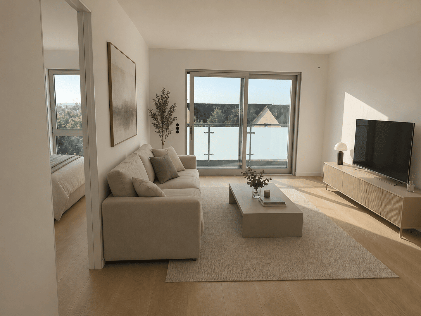 Erstbezug! Exklusive 2-Zimmerwohnung am Cospudener See, 4416 Markkleeberg