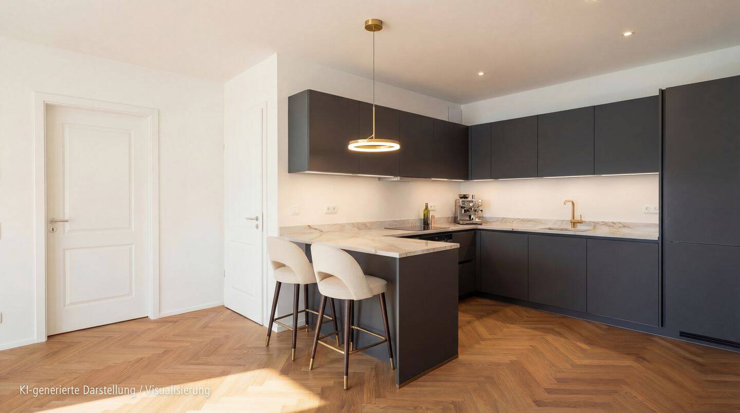 Großzügig geschnittene 2 Zimmer Wohnung, 40545 Düsseldorf (Oberkassel)