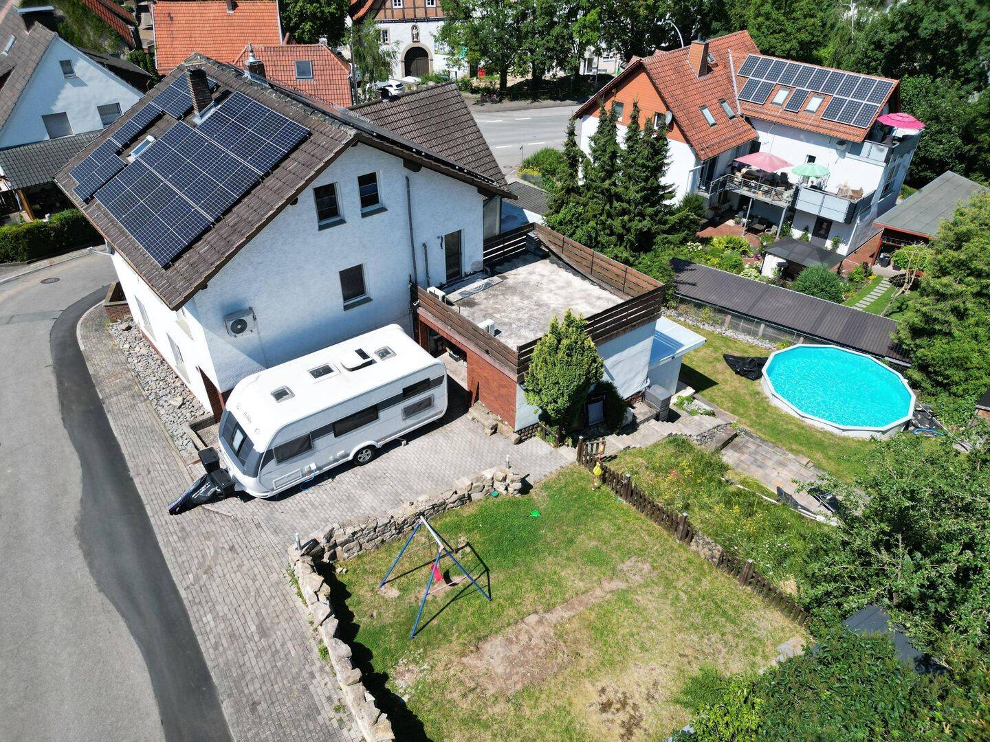 Leben mit Weitblick – Freistehendes Einfamilienhaus in idyllischer Hanglage von Warburg-Scherfede, 34414 Warburg