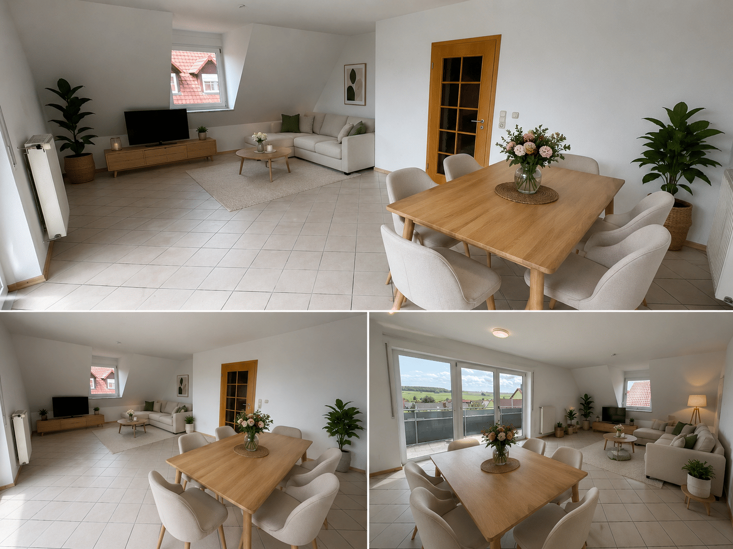 Große, helle Maisonette Wohnung mit Balkon, 97262 Hausen b. Würzburg