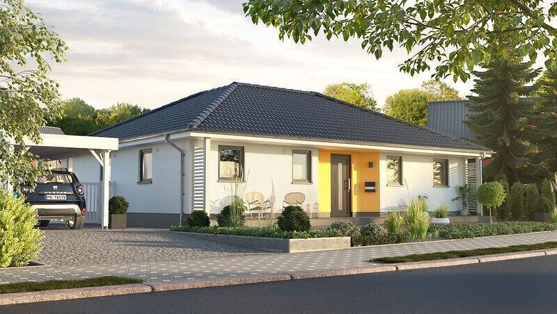 Winkelbungalow 108 massiv gebaut, Preis inkl. Grundstück, 54662 Herforst