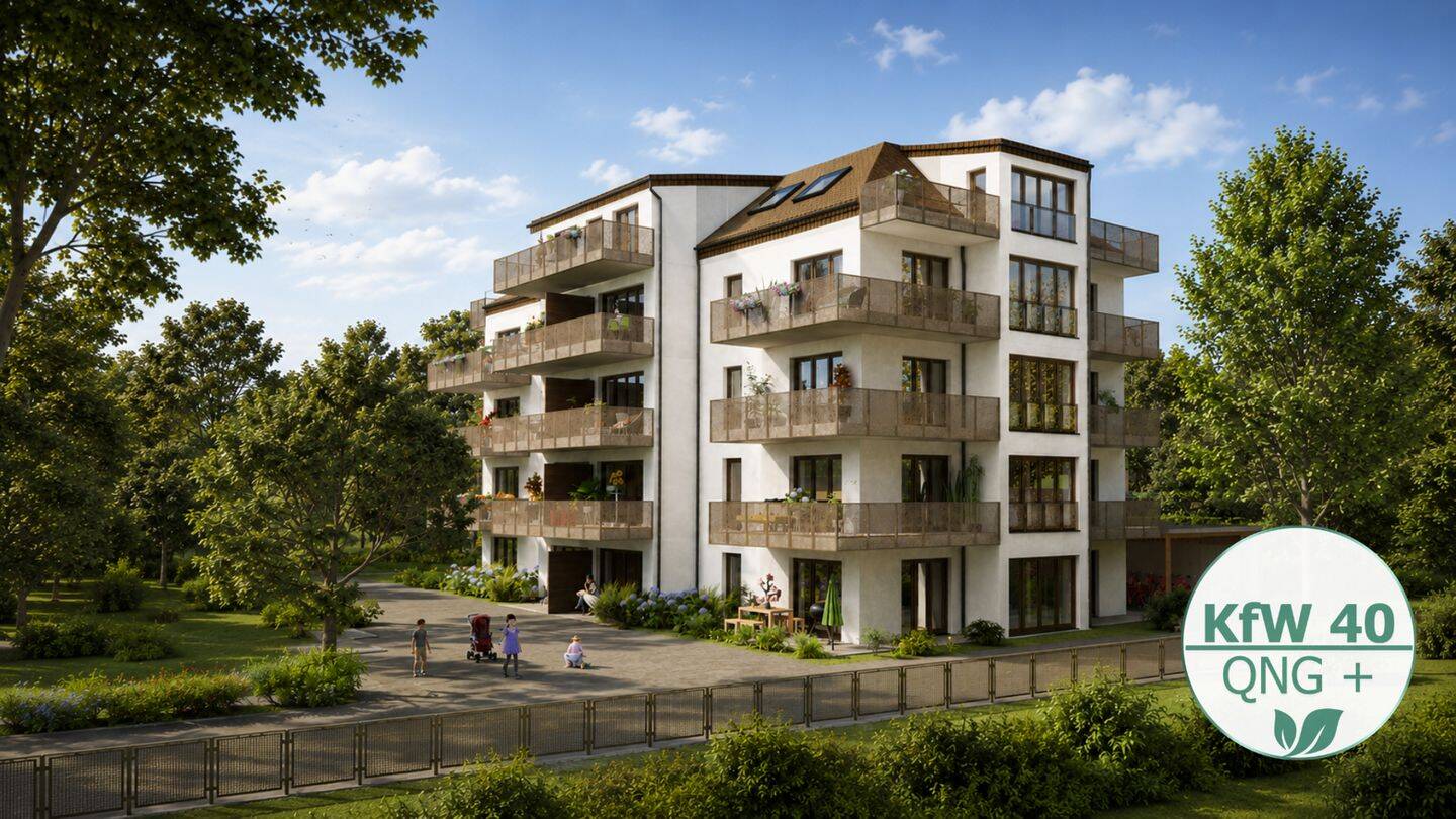2-Zimmer-Neubau mit Terrasse und KfW-40-Standard in Markkleeberg-Ost, 4416 Markkleeberg