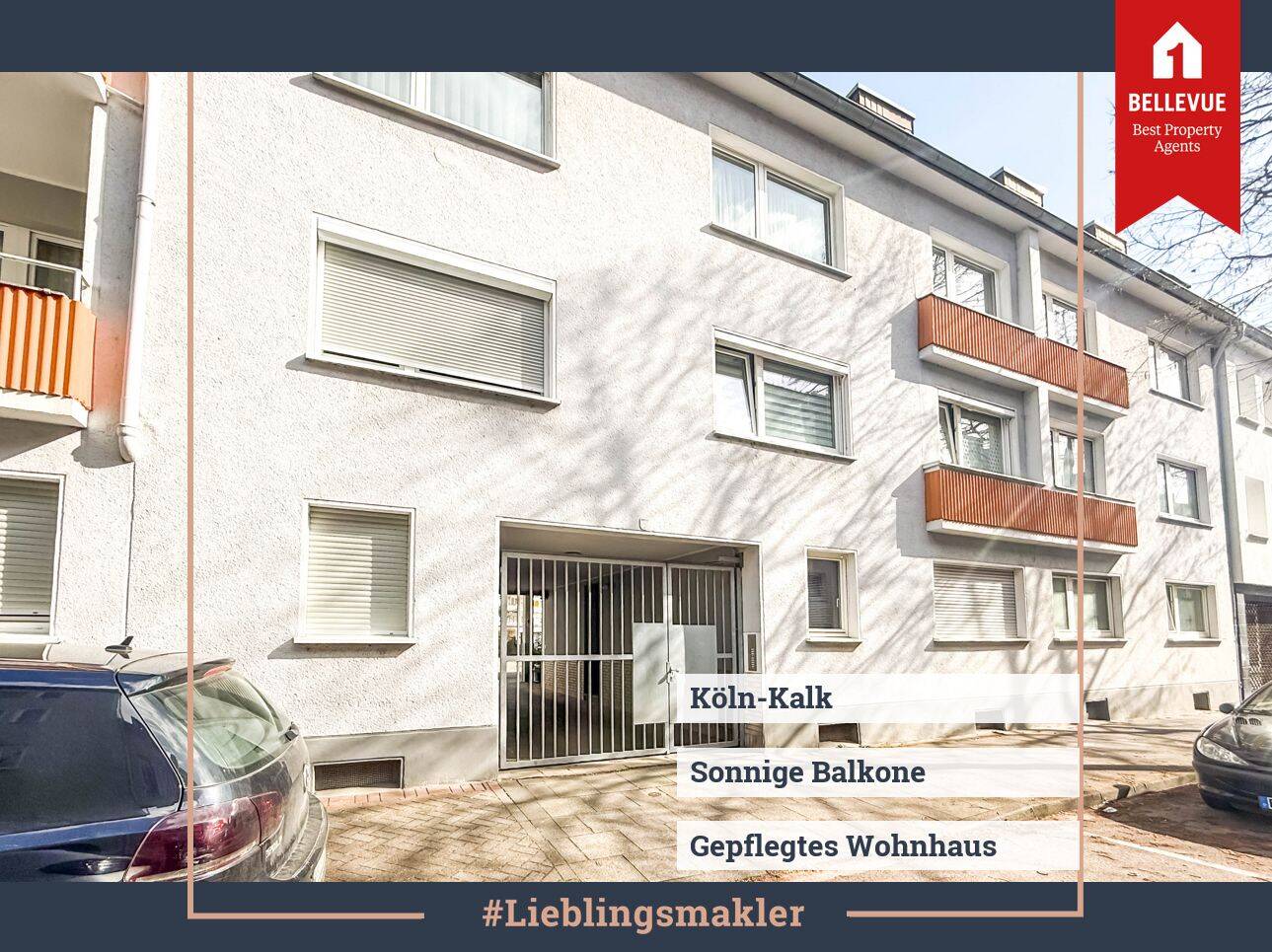 Helle 3-Zimmerwohnung|| Garage || Sofort Verfügbar, 51103 Köln (Kalk Höhenberg Merheim Vingst)