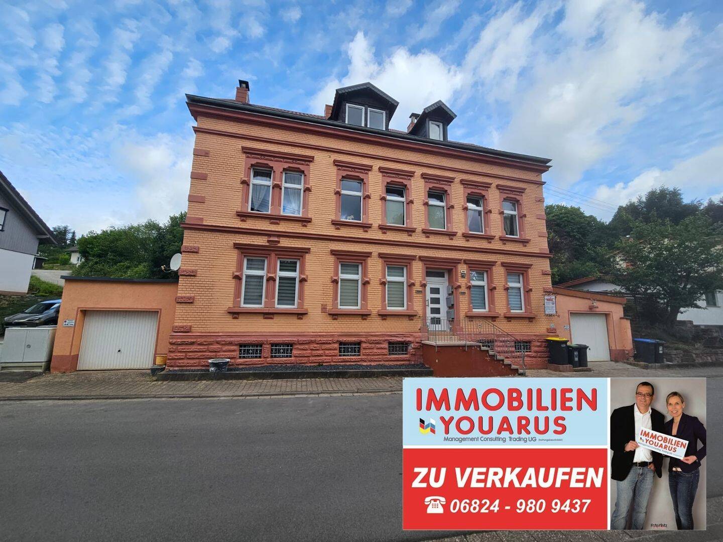Freistehendes Mehrfamilienhaus, 4 Wohneinheiten, Garten, Garage, Halle Lagerplatz, 66564 Ottweiler