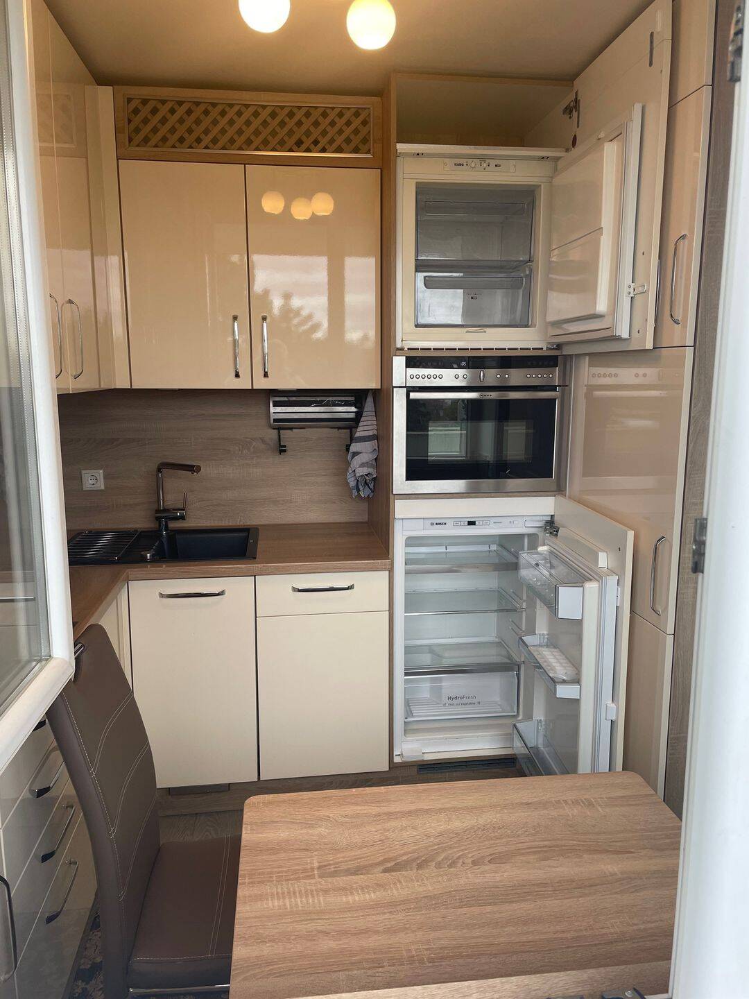 Möbliertes 1,5 Zimmer Apartment mit Balkon und Panoramablick!, 90480 Nürnberg (Gleißhammer Mögeldorf Tiergarten Weichselgarten Zerzabelshof)