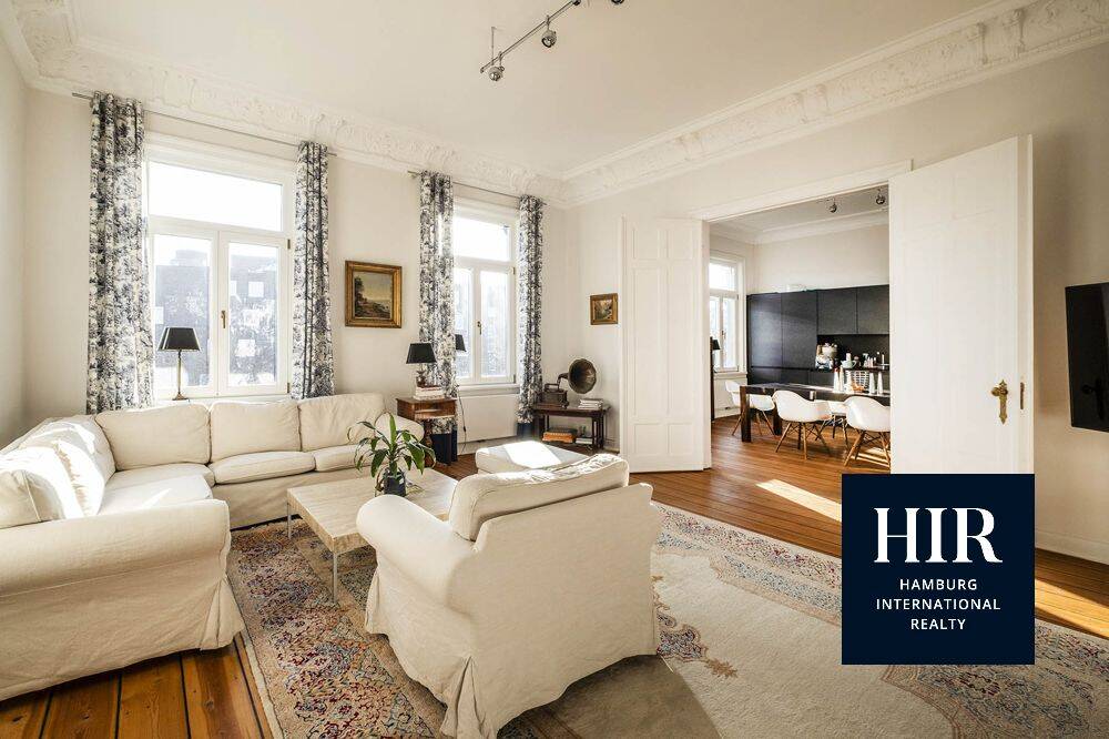 Stilvolles Wohnen – Jugendstilvilla mit Alsternähe, 22087 Hamburg (Mitte Hamm Hohenfelde Uhlenhorst)