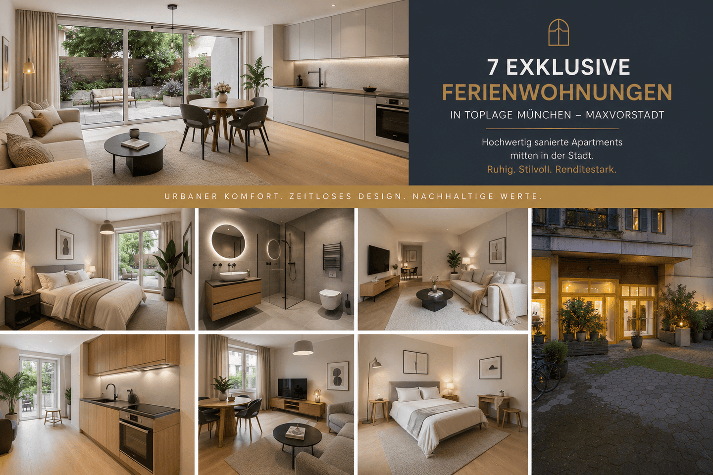 MÜNCHEN-INNENSTADT: 7 FERIENAPARTMENTS MIT ÜBER 249.000 € JAHRESMIETE – Faktor 17 BESTLAGE, 80333 München (Altstadt-Lehel Maxvorstadt)