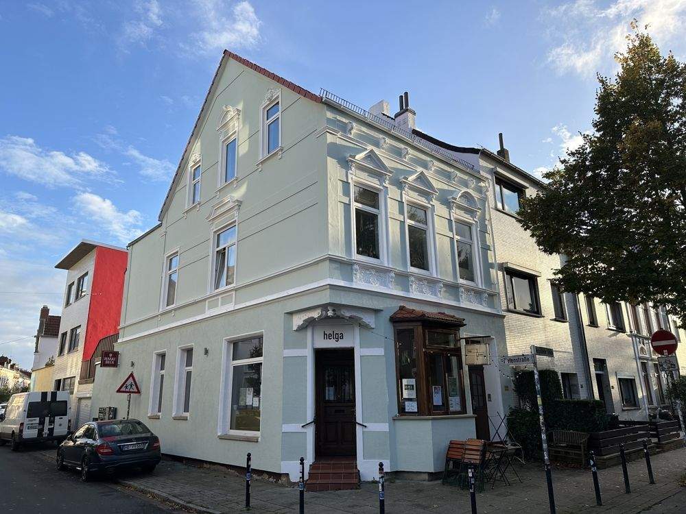 EINS DER SCHÖNSTEN! Altbremer-Wohn-/Geschäftshaus mit Stuckfassade in ruh. Wohnstrasse in Alt-Walle, 28217 Bremen (Handelshäfen Steffensweg Utbremen Westend)