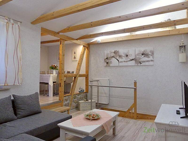 (EF0446_M) Erfurt: Gispersleben, neu möblierte Wohnung über 2 Etagen, ruhige Lage, Dachbalkon, 2x Bad/WC, WLAN inklusive, 99091 Erfurt (Berliner Platz Gispersleben Moskauer Platz Roter Berg)