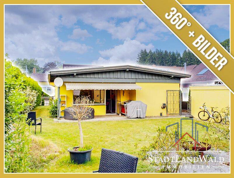 Wohnen auf einer Ebene zwischen Wald und See – Bungalow mit Garten am Lagerweiher, 66996 Ludwigswinkel