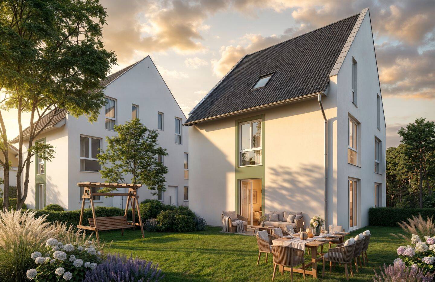 Naturnah wohnen: Neubau-Doppelhaushälfte mit Garten, 12557 Berlin (Treptow-Köpenick)