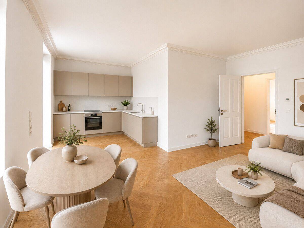 Erstklassige 2-Zimmerwohnung, Stil und zeitloser Eleganz im Herzen des Erphoviertels!, 48145 Münster (Centrum Mauritz)