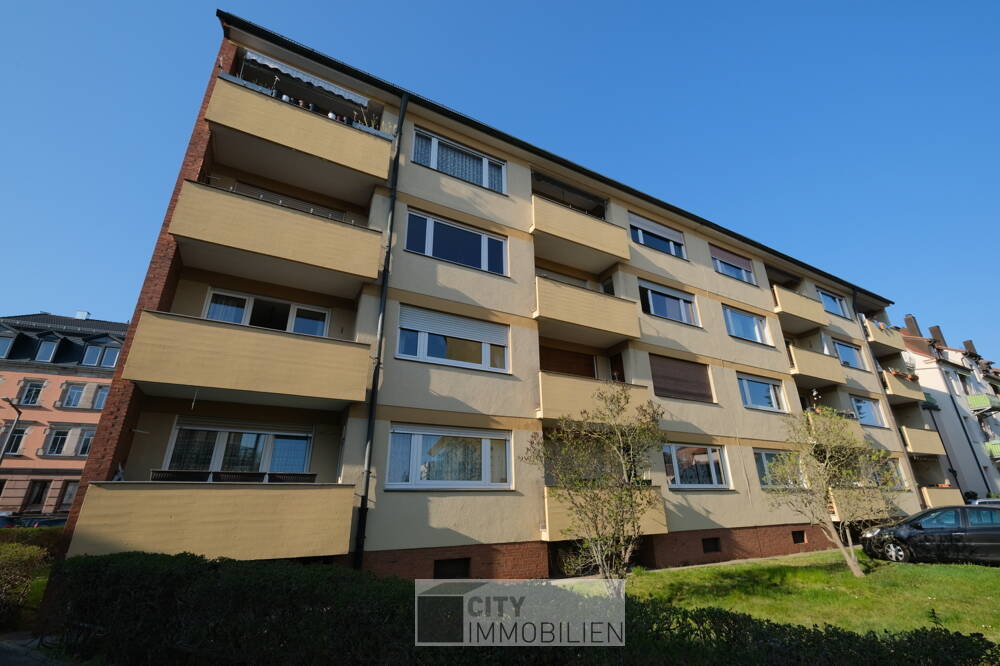 Gepflegte 2-Zimmer Wohnung mit Balkon in Mögeldorf, 90482 Nürnberg (Freiland Laufamholz Mögeldorf Rehhof Unterbürg)