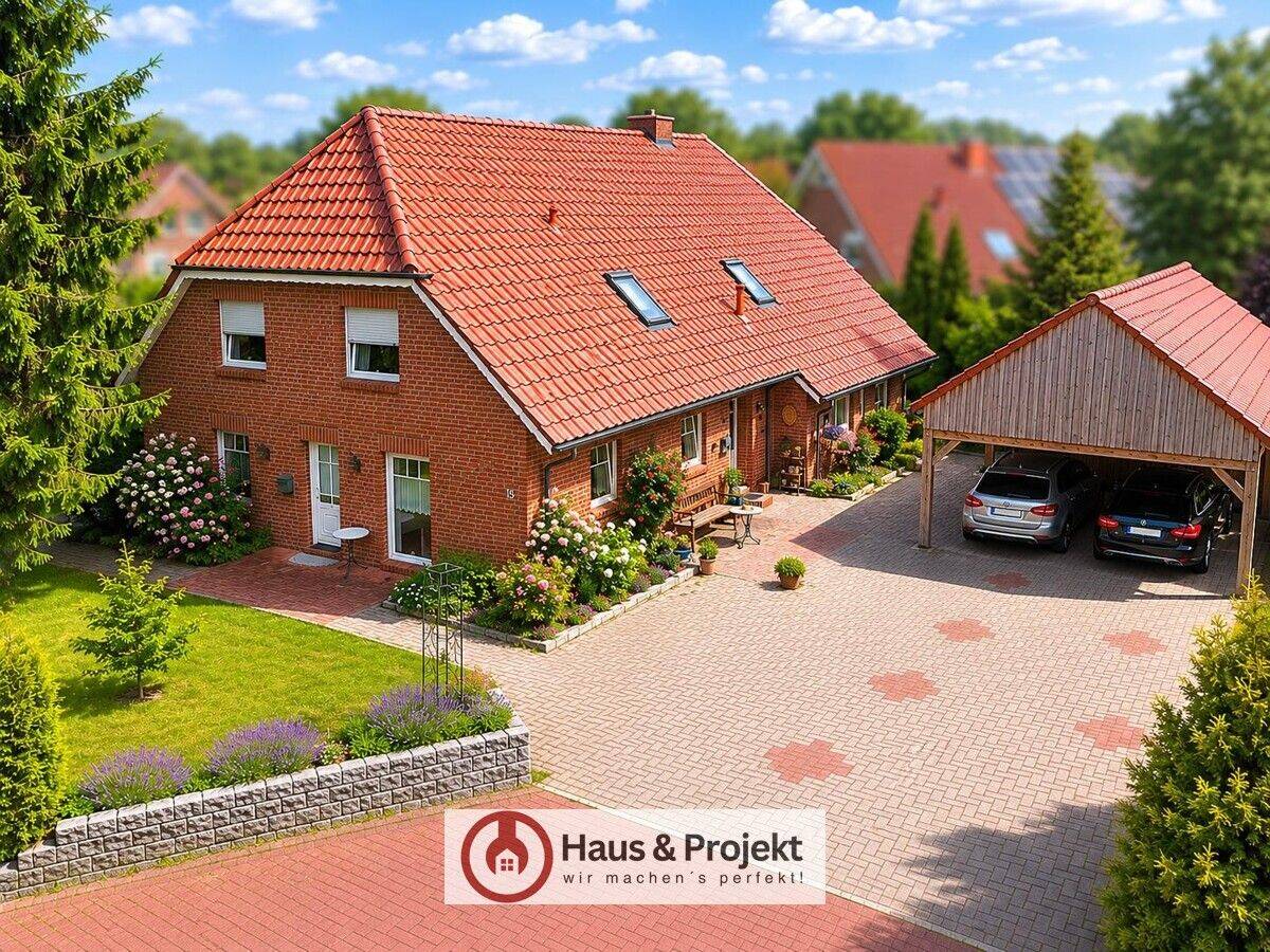 Großzügiges Wohnhaus mit Einliegerwohnung in ruhiger Sackgassenlage, 26629 Großefehn