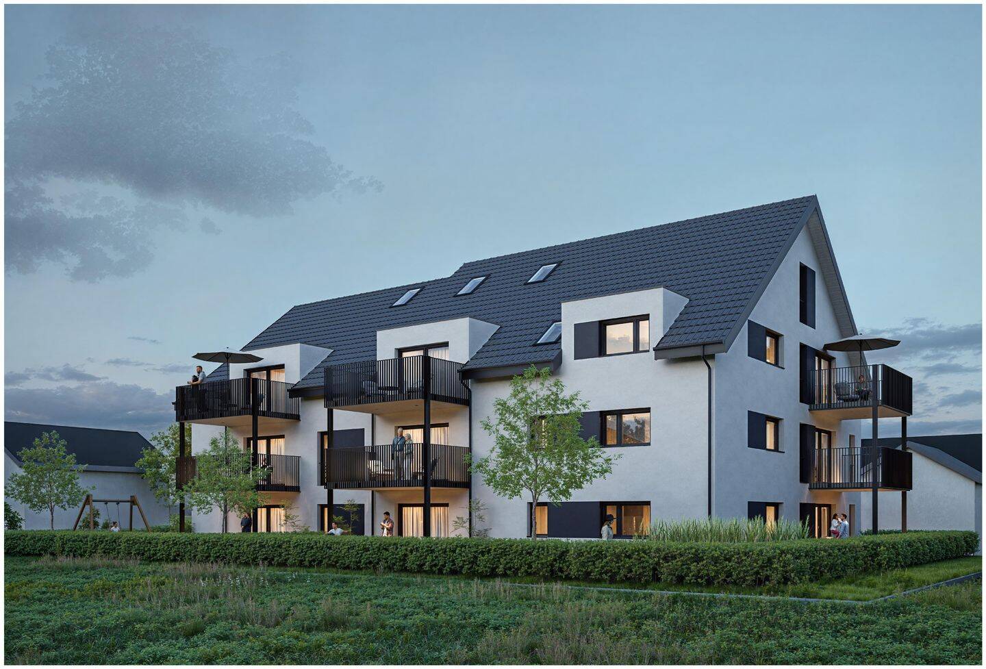 Neue 4 ½-Zimmer-Erdgeschoss-Wohnung mit Terrasse und Privatgarten, 79346 Endingen am Kaiserstuhl