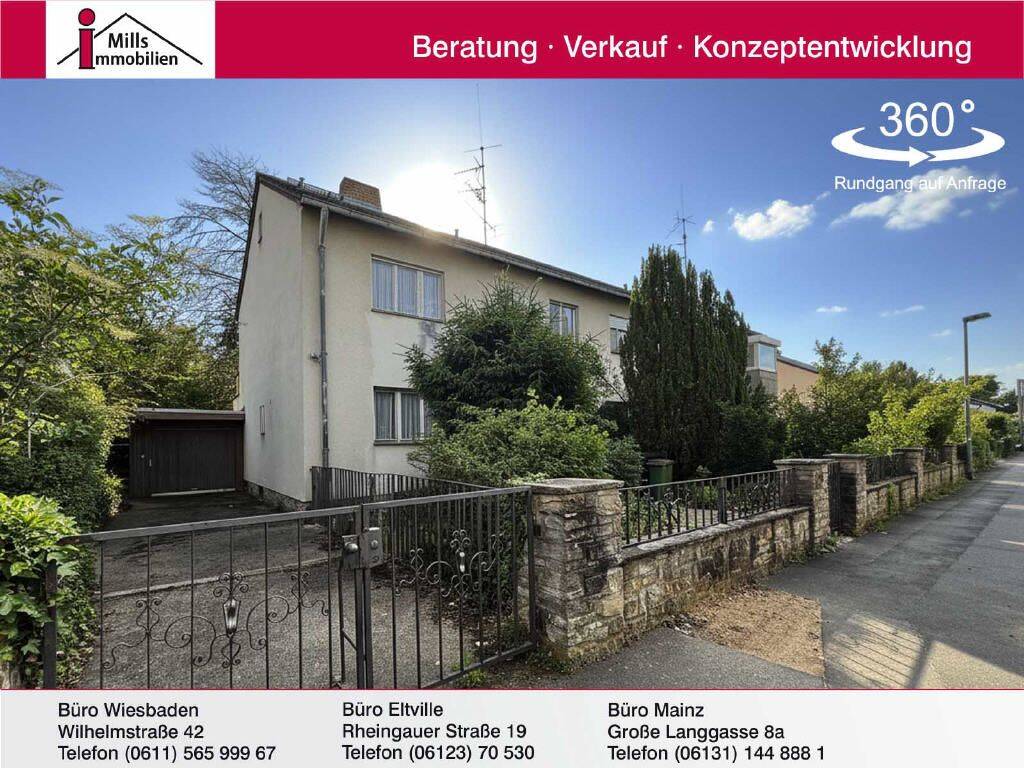 1-A-Lage in Mainz Hartenberg-Münchfeld Beeindruckendes, vielseitig nutzbares 1 bis 3 Familienhaus, 55122 Mainz (Gonsenheim Hartenberg/Münchfeld Neustadt)