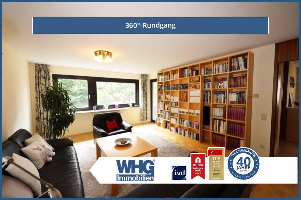Großzügige 3,5-Zimmer-Wohnung mit Neckarblick, 71686 Remseck am Neckar
