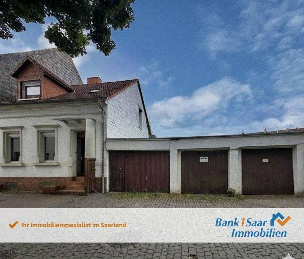 Einfamilienhaus mit 3 Garagen in verkehrsberuhigter Lage in Saarbrücken Malstatt, 66115 Saarbrücken