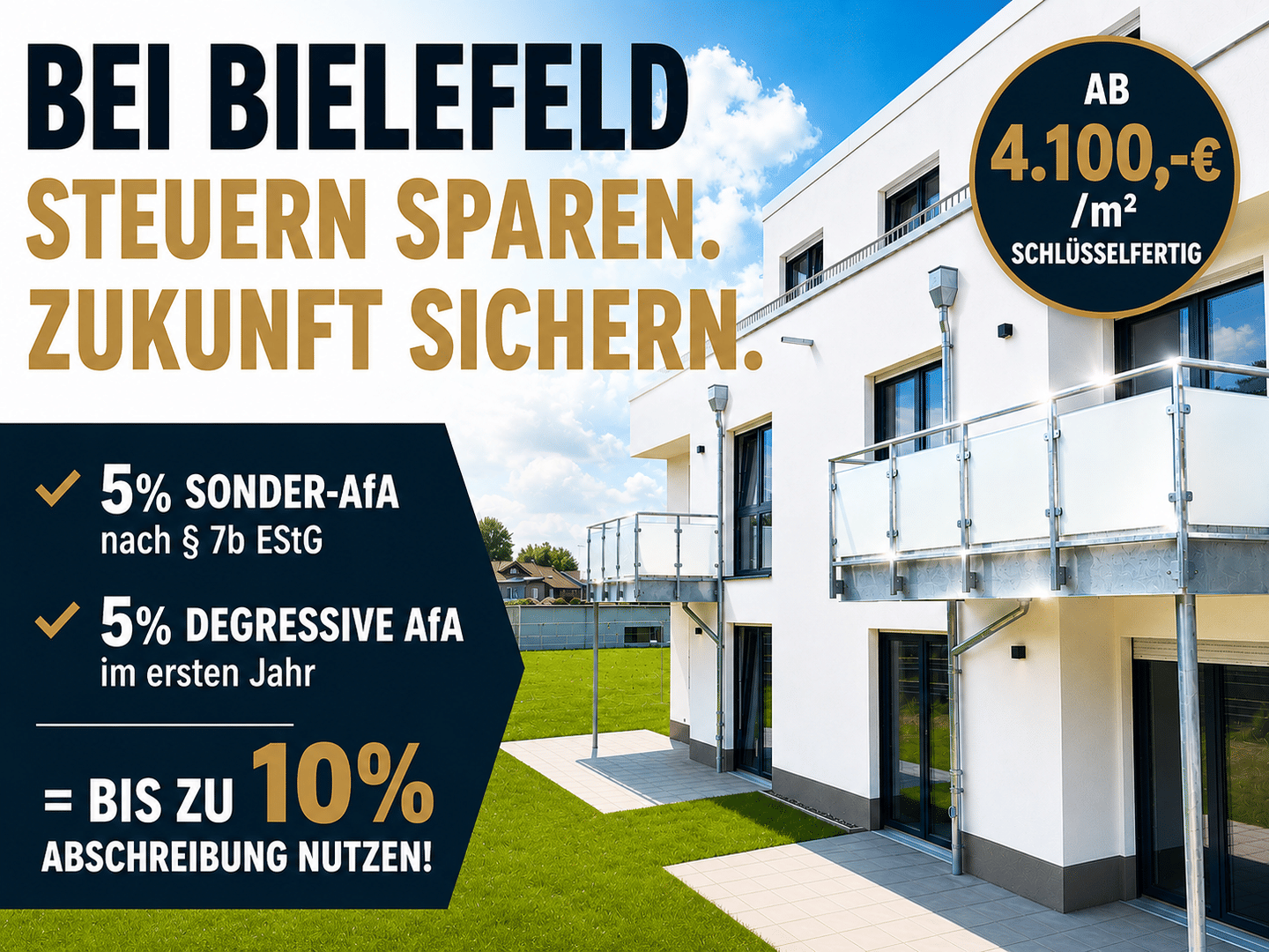 Vor BIELEFELD: Hohe Sonder-Afa + degr. Afa durch Invest in ein QNG-Neubau. Baubeginn in 2026., 44135 Dortmund (Mitte)