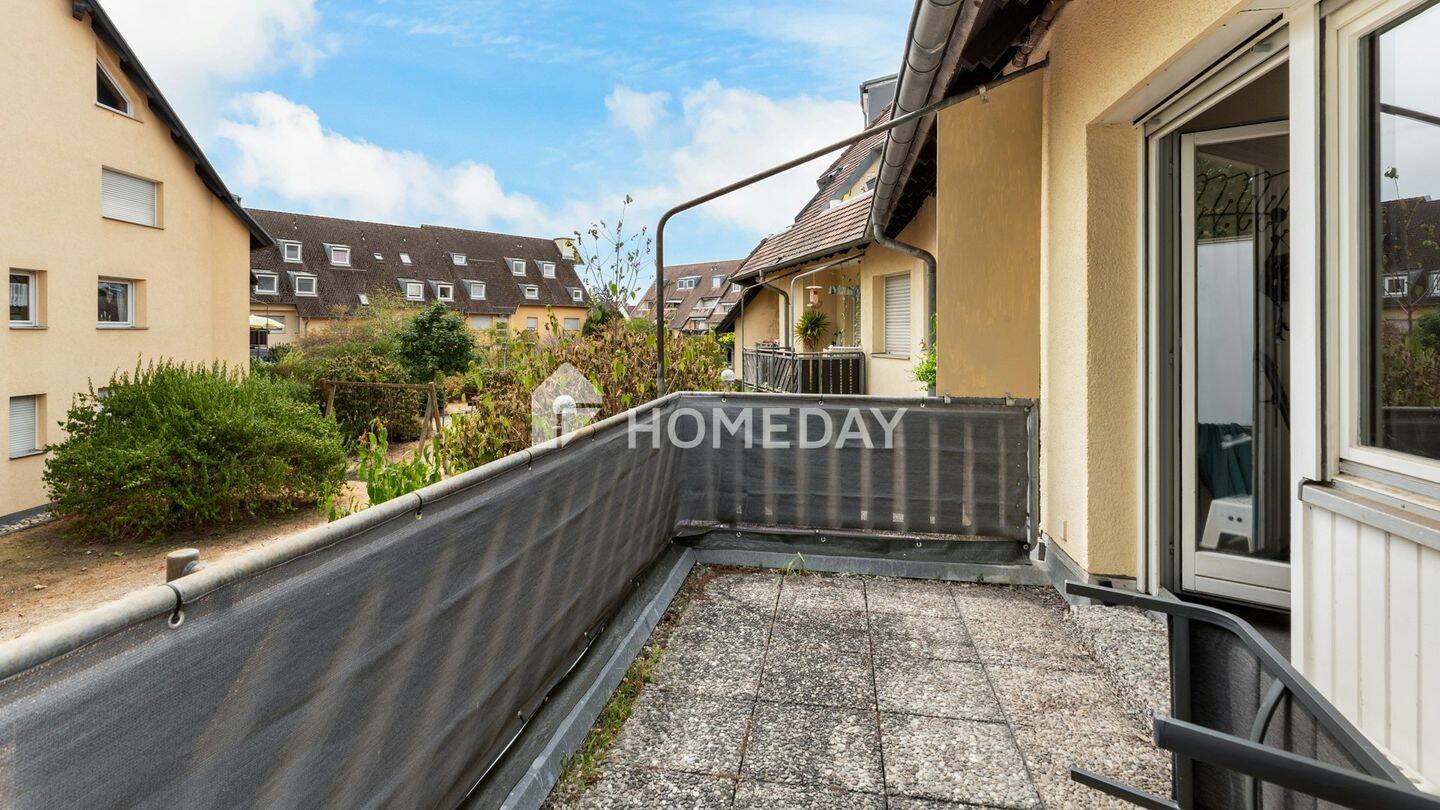 Sonniger Rückzugsort: Gemütliche 1-Zimmer-Wohnung mit Südbalkon, 79111 Freiburg im Breisgau
