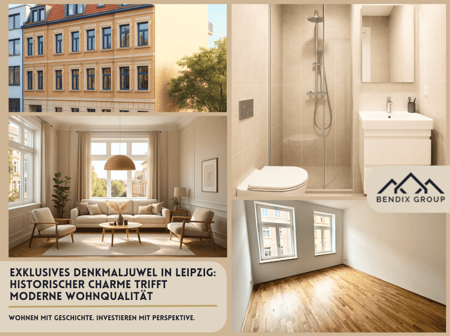 Schicke 4-Zimmer-Denkmalwohnung mit AfA & KfW Mitteln I Moderne Ausstattung I Zentral in Taucha, 4425 Taucha