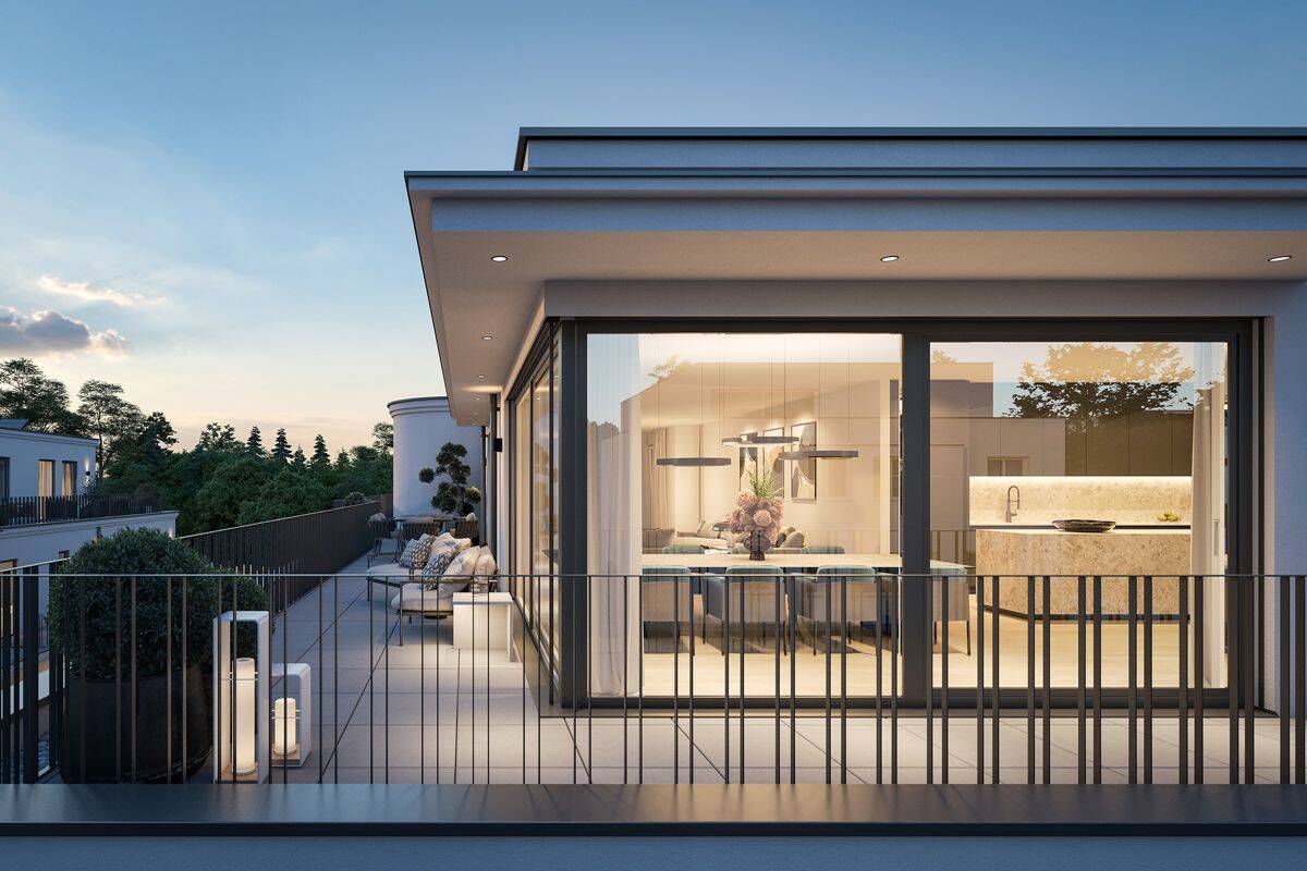 Elegantes 3-Zimmer-Penthouse mit Dachterrasse in Nymphenburg, 80639 München (Laim Neuhausen-Nymphenburg)