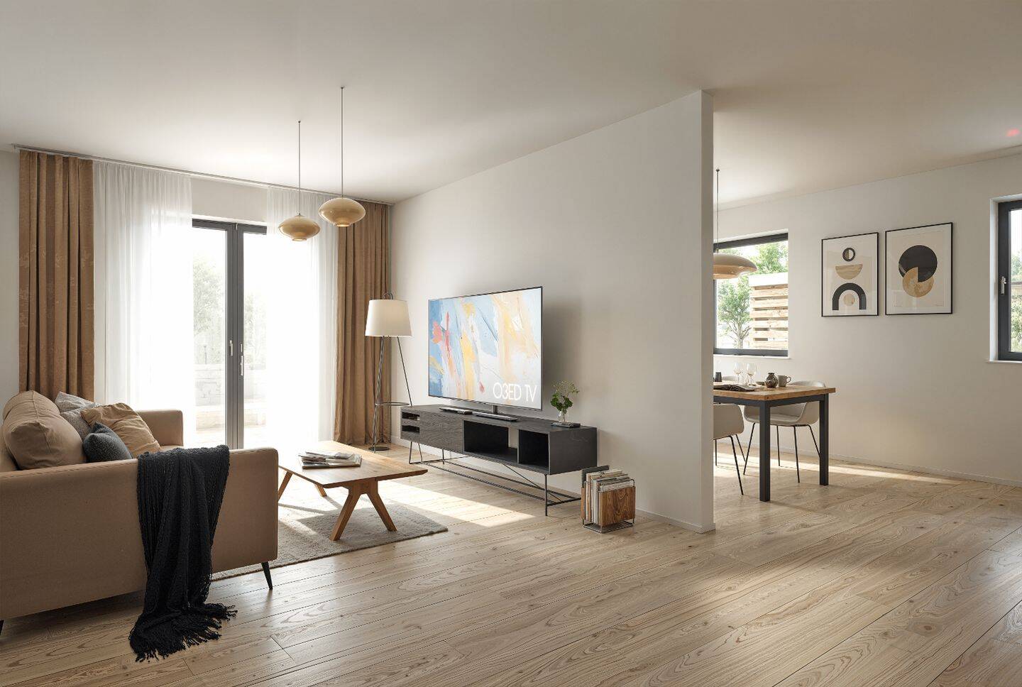 “Hirtenweiher-Karree” – 3-Zimmer EG -Wohnung mit großem Garten, 92353 Postbauer-Heng