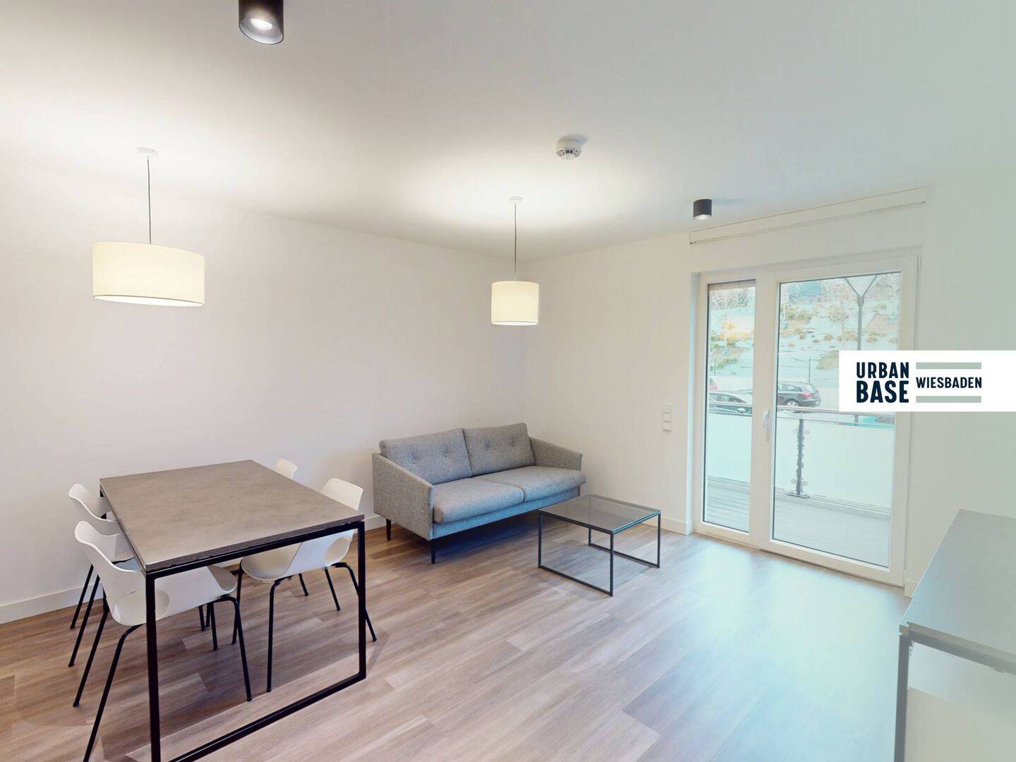 URBAN BASE: Vollmöbliertes 2-Zimmer-Apartment mit EBK, BALKON, ALL-IN-MIETE, UVM. im Wiesbadener Stadtzentrum, 65189 Wiesbaden (Biebrich Wiesbaden)