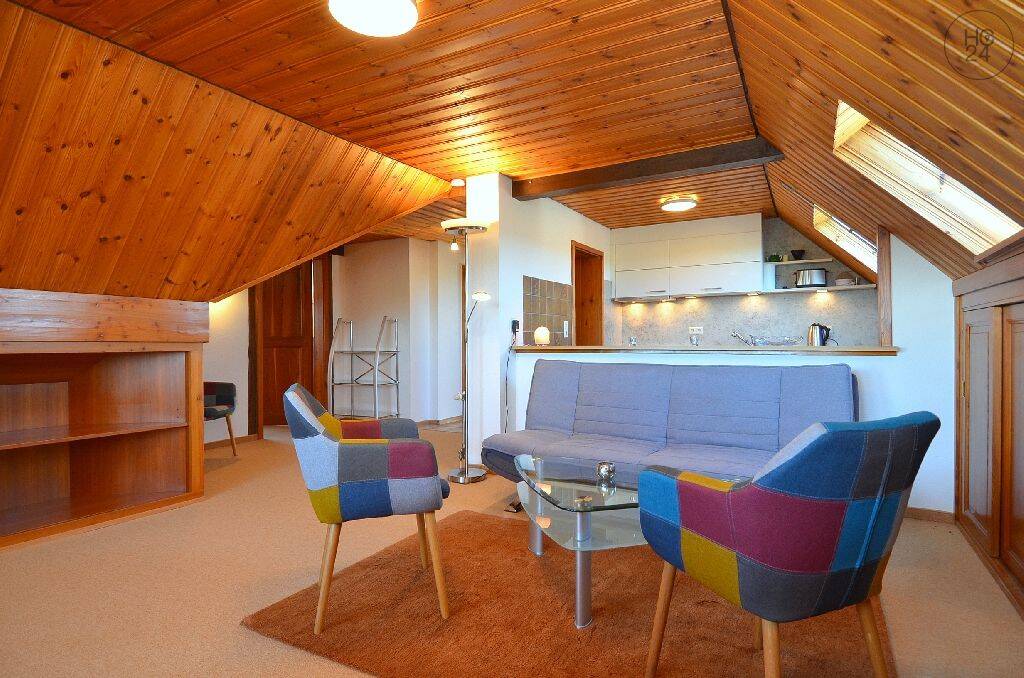Schöne 2-Zimmer-Dachwohnung in Rheinfelden-Adelhausen mit Balkon, möbliert, 79618 Rheinfelden (Baden)