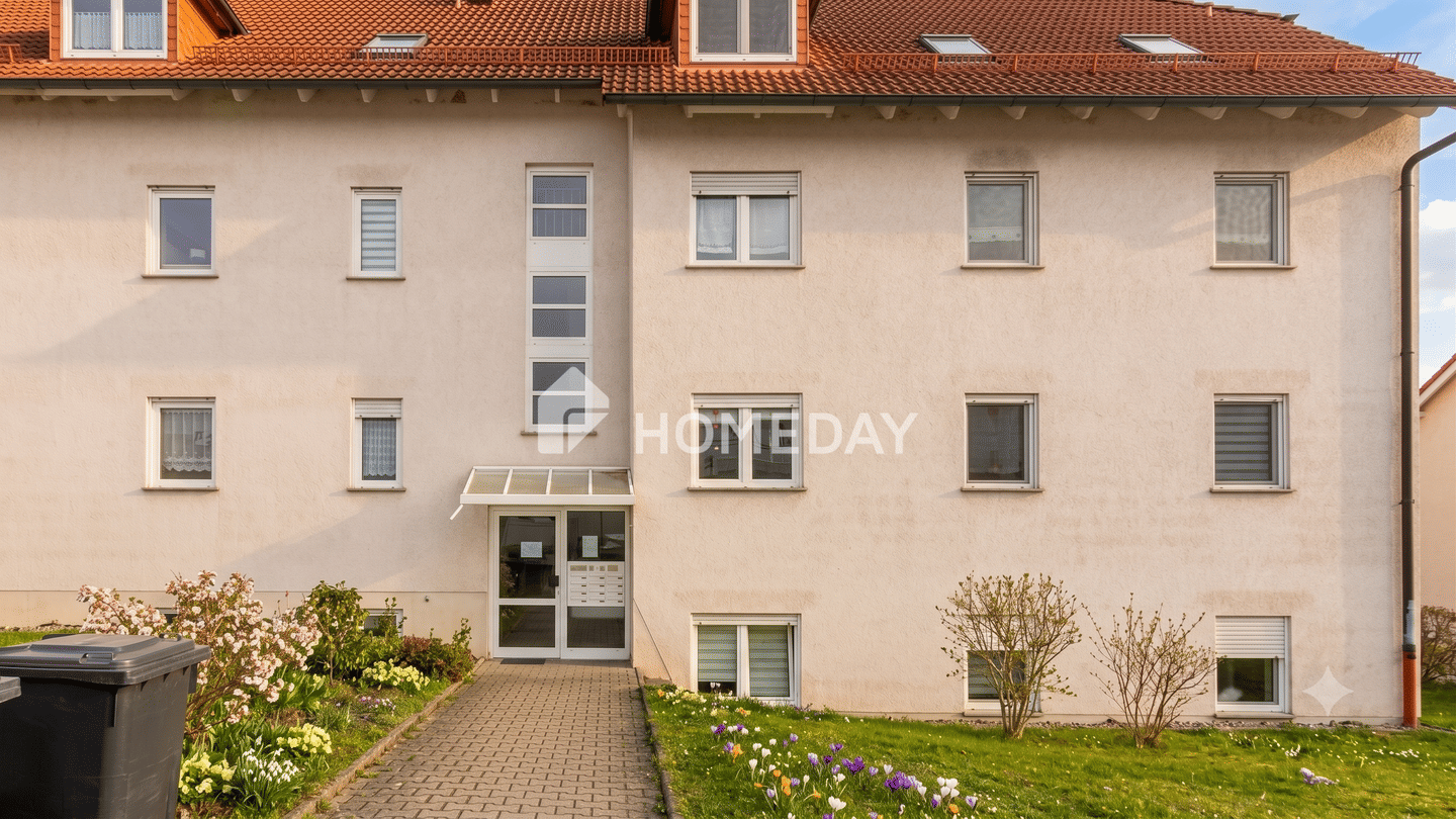 Gepflegte 3-Zimmer-Erdgeschosswohnung mit Südwest-Balkon in naturnaher Wohnlage & zwei Stellplätzen, 98693 Ilmenau
