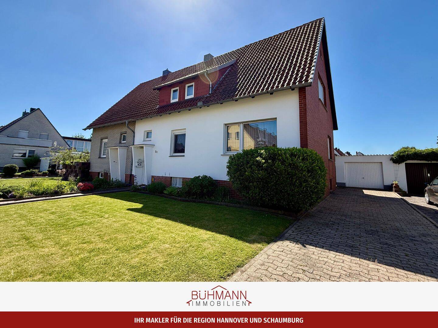 31655 Stadthagen – gepflegte Doppelhaushäfte mit Garten und Garage, 31655 Stadthagen