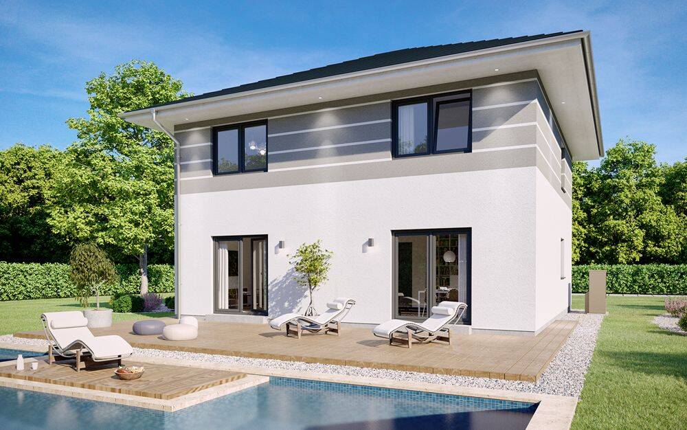 Stilvoll ins Eigenheim – Stadtvilla von ScanHaus in Borsdorf, 4451 Borsdorf