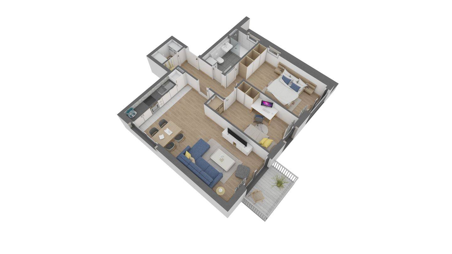 Attraktive 3 Zimmer-Wohnung im DG mit Balkon, 63075 Offenbach am Main (Bürgel Offenbach am Main Rumpenheim Waldheim)