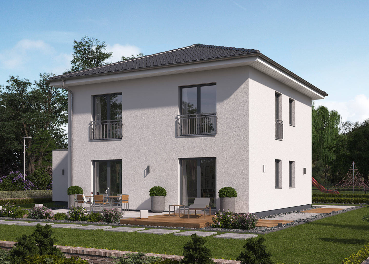 Stadtvilla pur: Einfamilienhaus mit 161 m² in Garbsen-Mitte, 30823 Garbsen