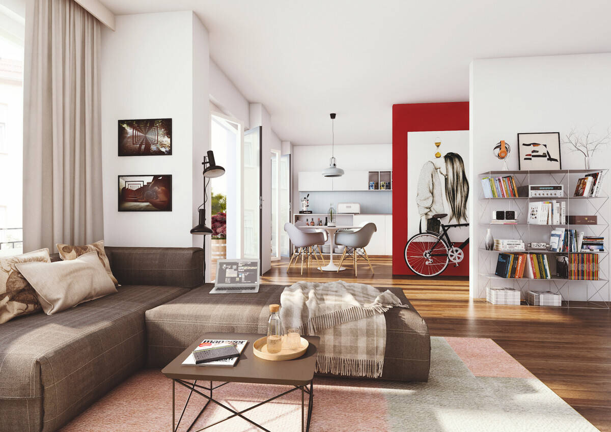 Besichtigen, verlieben und bald einziehen: Attraktive Balkon-Wohnung im modernen Neubau