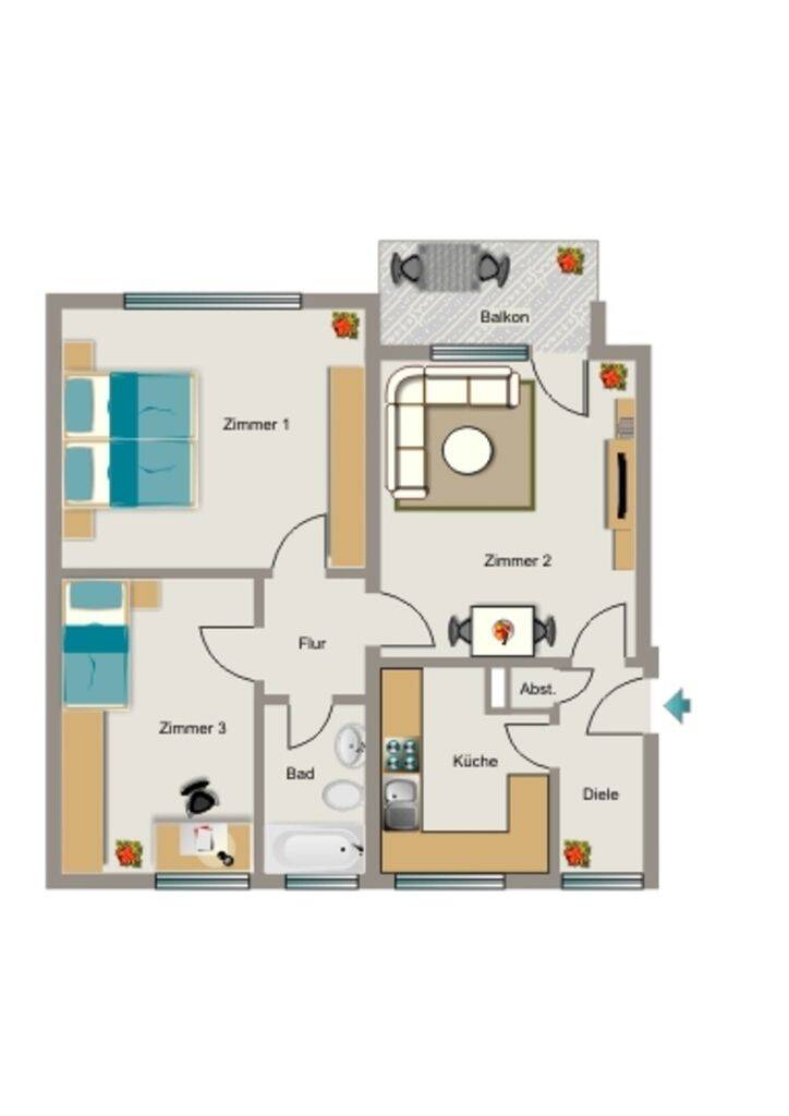 Die passende Wohnung von VIVAWEST mit Wohnberechtigungsschein., 44328 Dortmund (Scharnhorst)