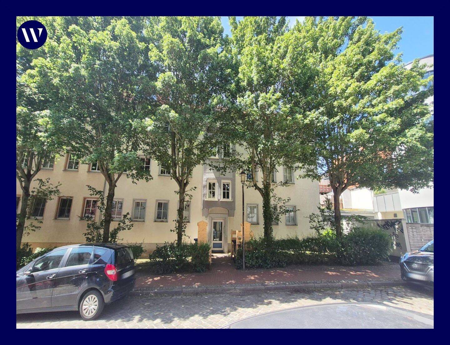 Gute Lage in Östliche Altstadt: freundliche 2-Zimmer-Wohnung + Tageslichtbad m. Wanne + Abstellraum, 18055 Rostock (Brinckmansdorf Kassebohm Kröpeliner Tor-Vorstadt Stadtmitte)