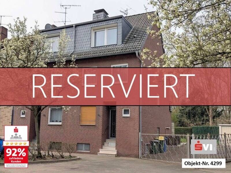 Familienfreundliches Reihenendhaus in ruhiger Parklage im Brücktorviertel in Oberhausen, 46047 Oberhausen