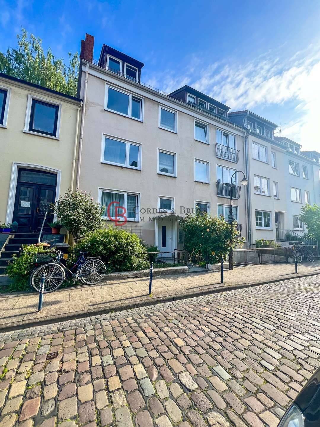 Nähe Osterdeich – 2-Zimmerwohnung vermietet *provisionsfrei*, 28203 Bremen (Fesenfeld Ostertor Steintor)