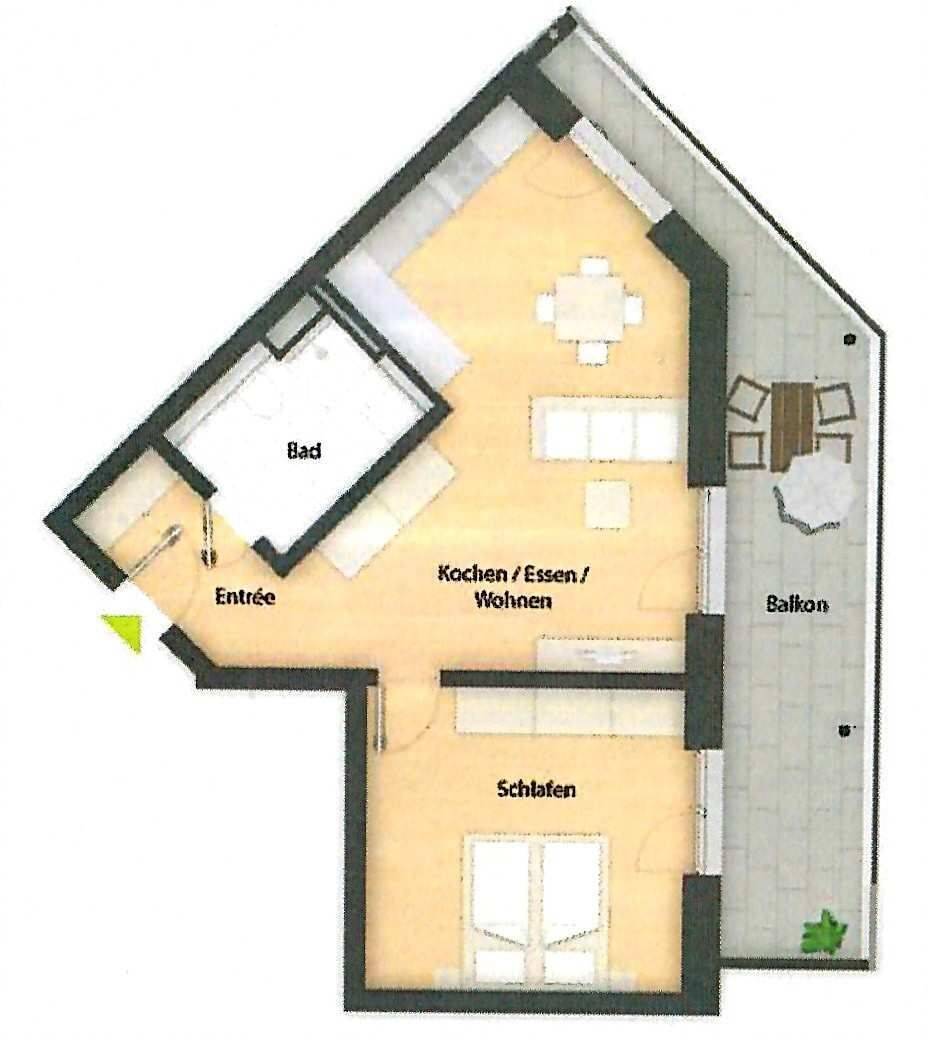 Neuwertige 2-Zimmer-Whg. in traumhafter Lage im Reichelsdorfer Keller, 90453 Nürnberg