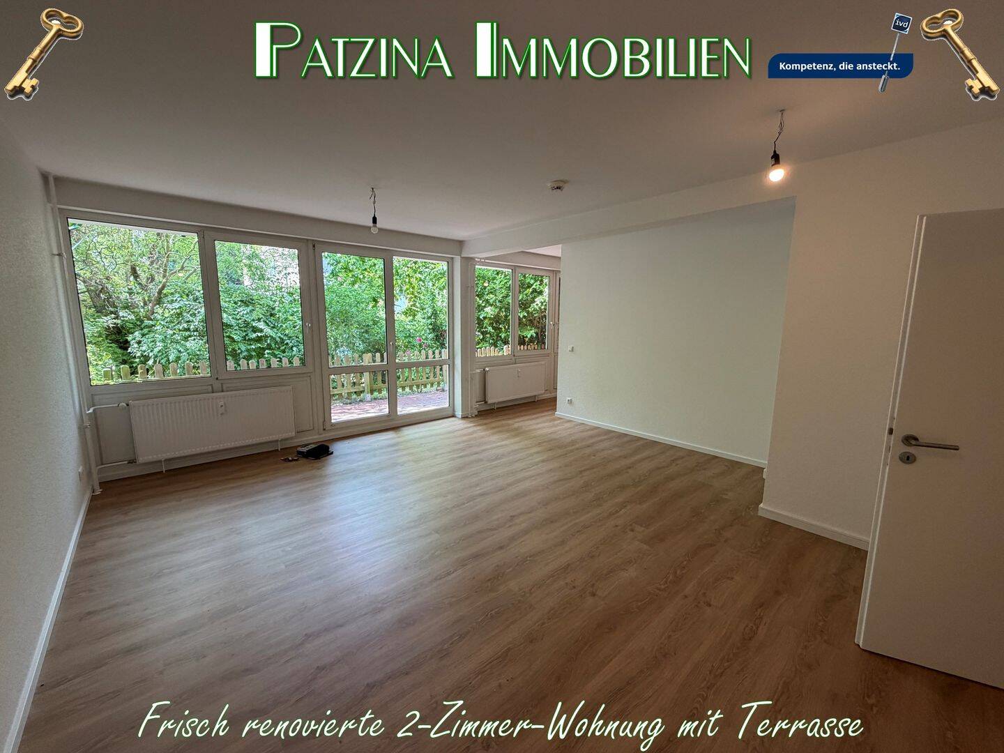 Frisch renovierte 2-Zimmer-Wohnung mit Terrasse, 14548 Schwielowsee