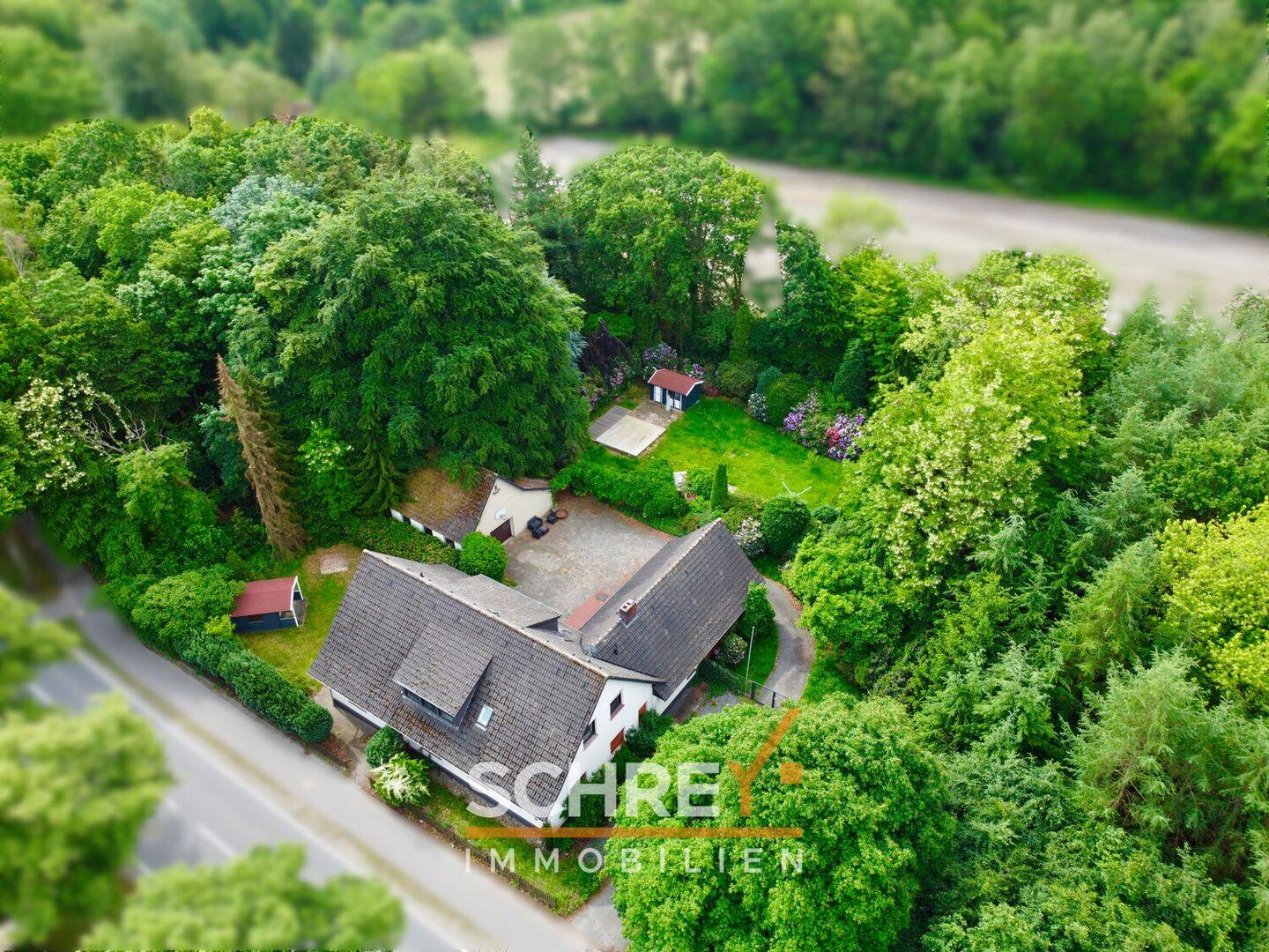 Alleinlage in Bramsche-Hesepe: 7.598 m² Grundstück, 250 m² Wohnfläche & eigener Wald, 49565 Bramsche