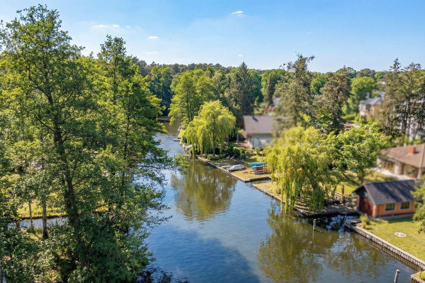 **Großes bebaubares Ufergrundstück** “PROVISIONSFREI für Käufer”, 12589 Berlin (Treptow-Köpenick Hessenwinkel Rahnsdorf Wilhelmshagen)