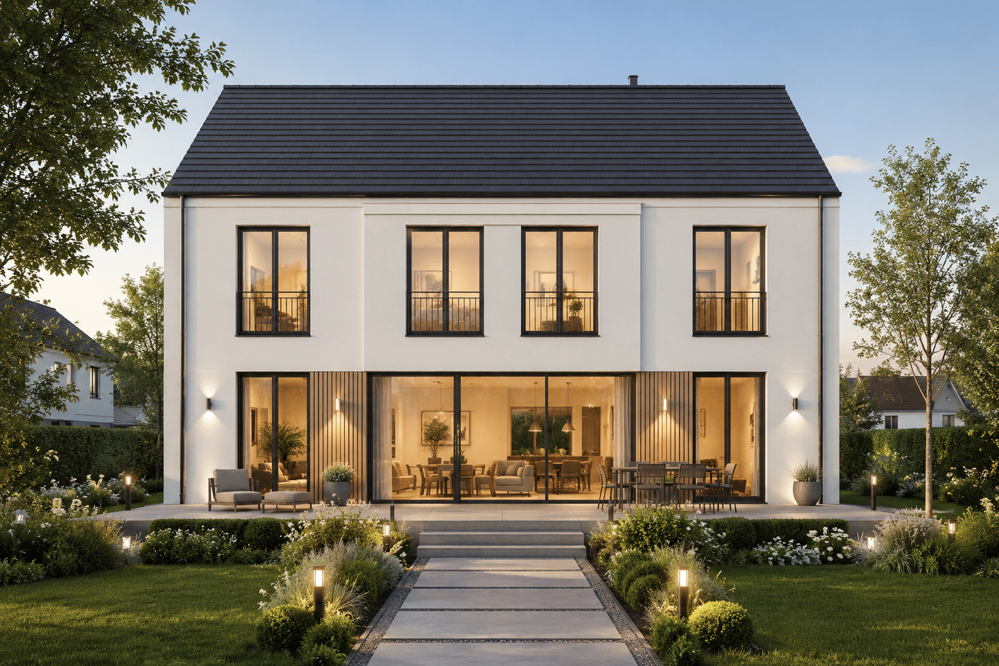 Moderne Stadtvilla mit Satteldach in Hofheim-Marxheim – modernes Familienwohnen in begehrter Lage, 65719 Hofheim am Taunus