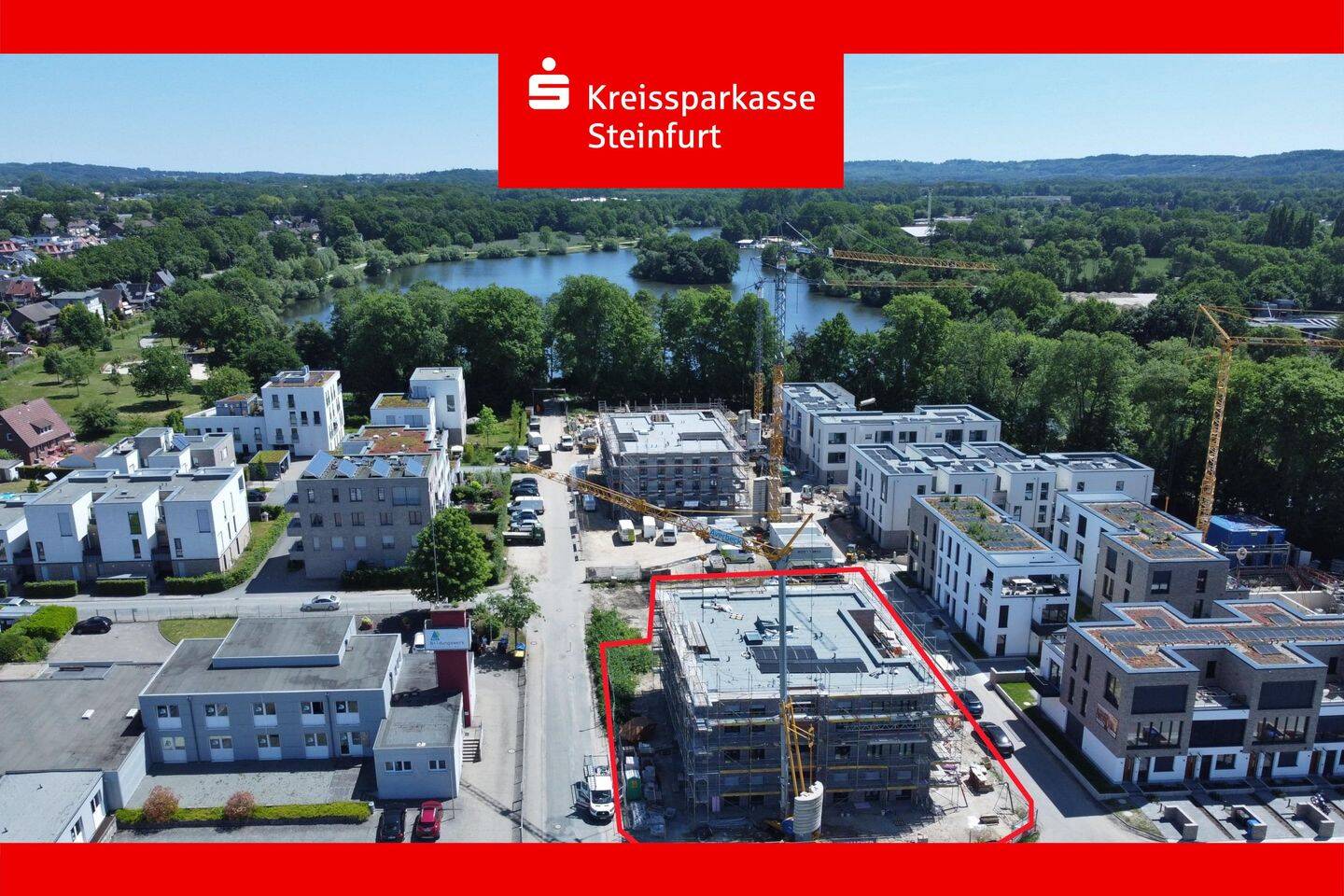 Mieten Sie Lebensqualität am Wasser! Exklusive Neubauwohnungen am Aasee in Ibbenbüren, 49477 Ibbenbüren