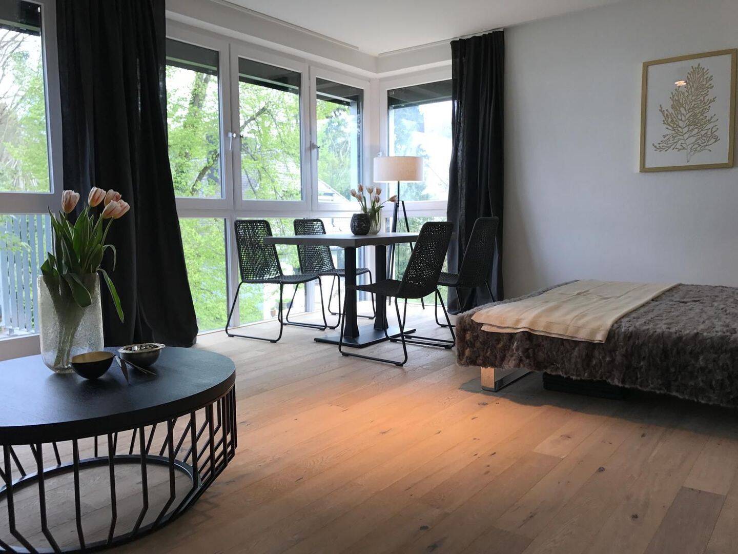 Moderne möblierte Ein-Zimmer Wohnung Obermenzing, 80997 München (Allach-Untermenzing Moosach Pasing-Obermenzing)